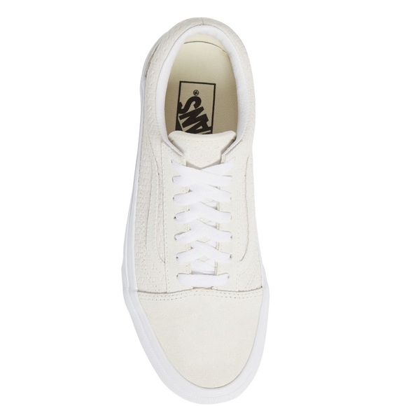 NIB Vans Platform Old Skool Suede in cream size: 9 - Picture 5 of 7